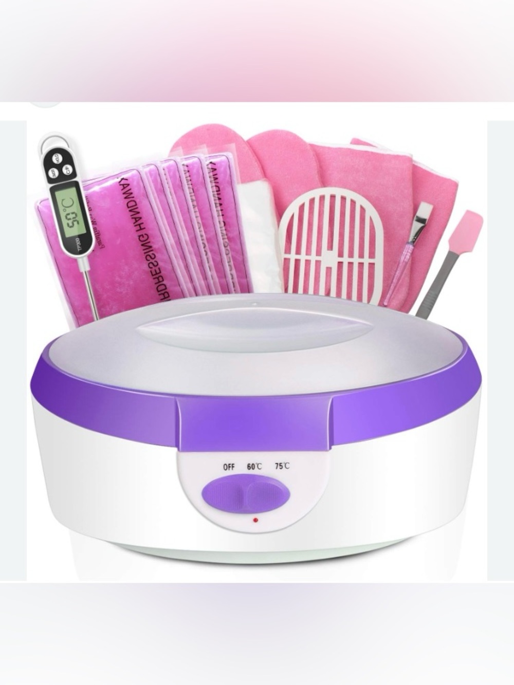 Paraffin Wax Warmer Therapy Kit Machine NEW Large Moisturizing Bath Mani Pedi